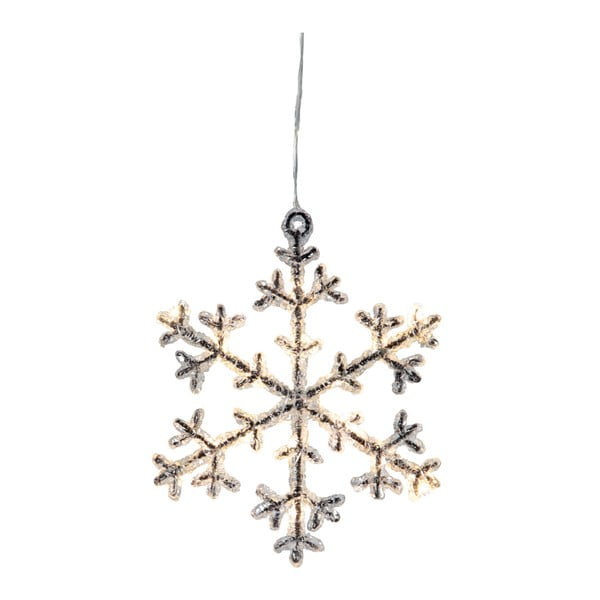 Dekoracja świecąca LED Best Season Icy Snowflake, 18 cm