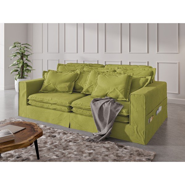 Jasnozielona sofa 236 cm Nora – Ropez-image-3