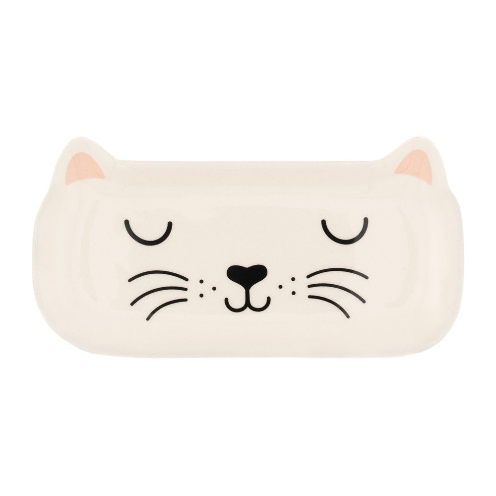Taca dekoracyjna ceramiczna 17,5x9 cm Cat – Sass & Belle