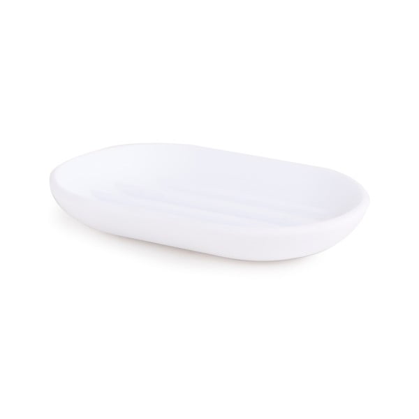 Biała plastikowa mydelniczka Touch – Umbra