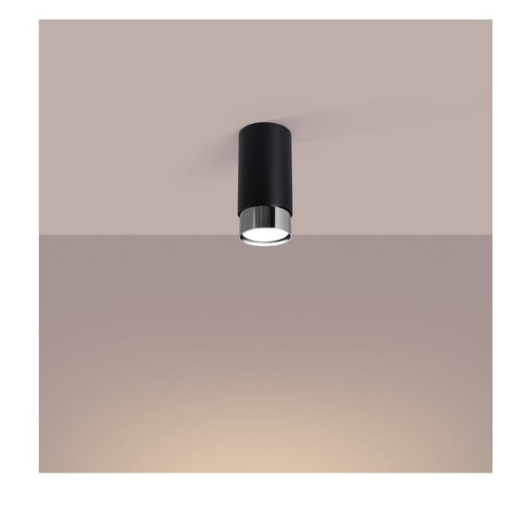 Lampa sufitowa w czarno-srebrnym kolorze Crown – Sollux-image-1