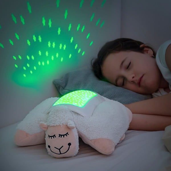 Poduszka pluszowa z kolorowym LED i projektorem InnovaGoods Projector Sheep