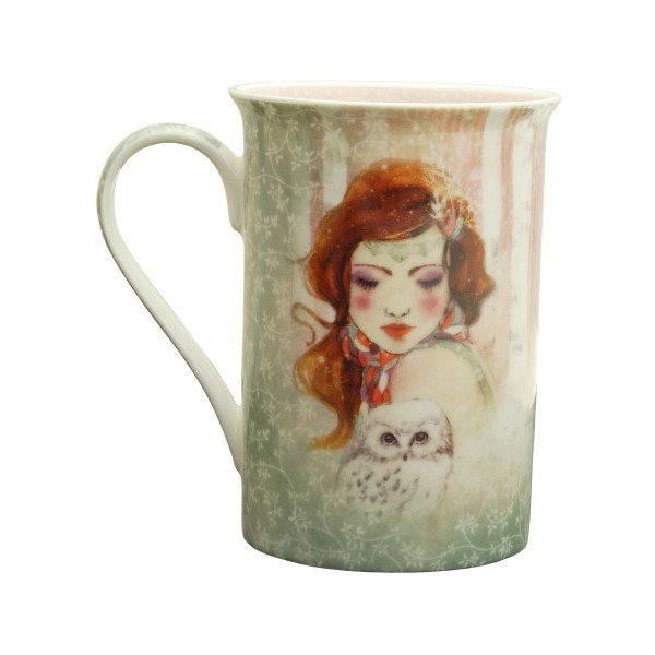 Kubek porcelanowy Santoro London Willow Mademoiselle Snow-image-2