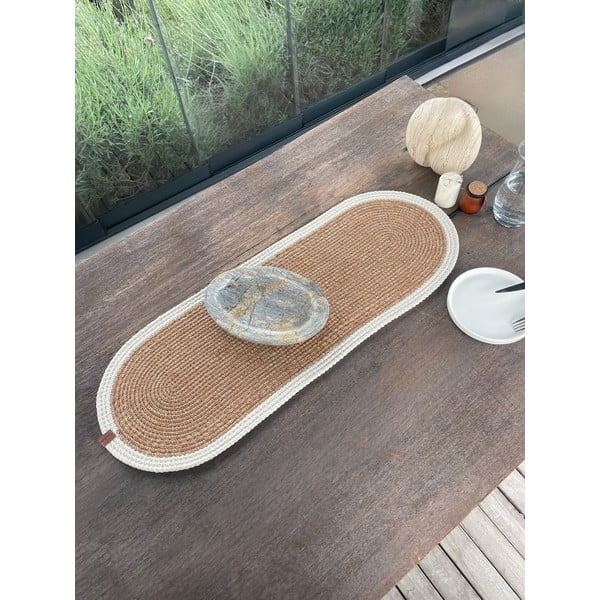 Bieżnik z juty 35x100 cm Wicker – Mila Home Luxury-image-3