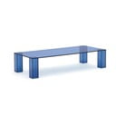 Niebieski szklany stolik 60x140 cm Adularia – Kave Home