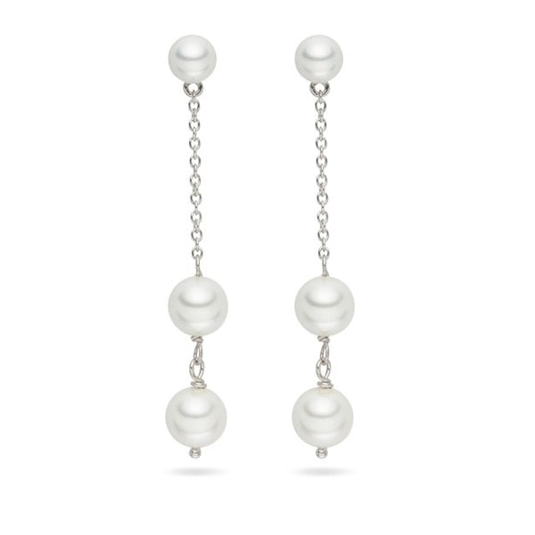 Kolczyki
  z pereł Pearls Of London Romance, 5,5 cm