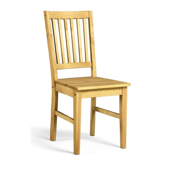Zestaw 2 krzeseł z litego drewna sosnowego Støraa Daisy
