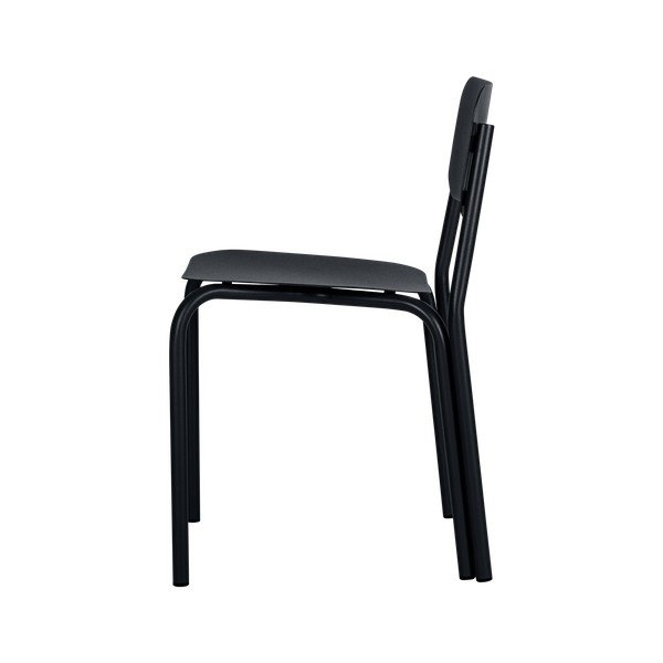 Czarne metalowe krzesło ogrodowe Kei – noo.ma-image-2