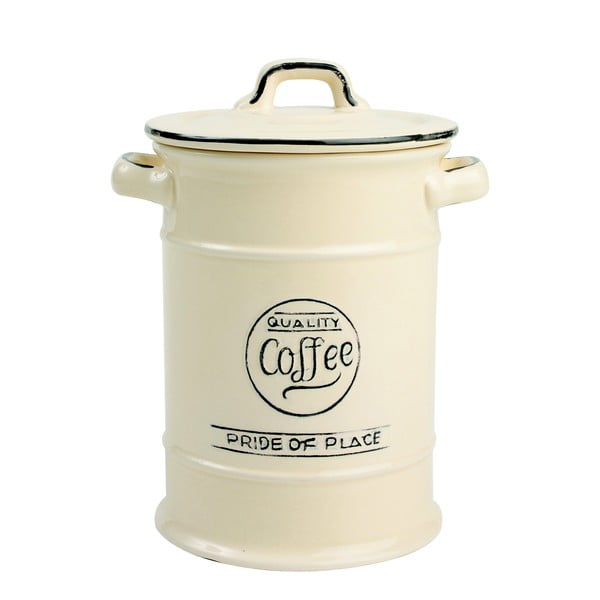 Kremowy pojemnik ceramiczny na kawę T&G Woodware Pride Of Place