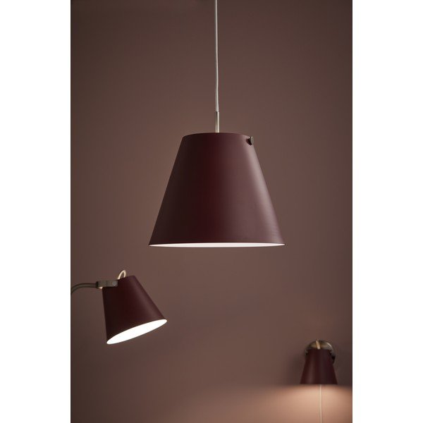 Czerwona lampa wisząca Markslöjd Tribe, ø 30 cm-image-1