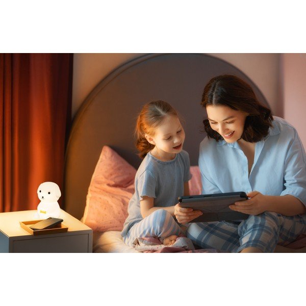 Biała dziecięca lampka nocna Leo – Fischer & Honsel-image-2