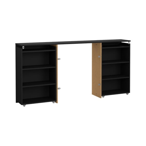 Czarny zagłówek 165x80 cm Naia – Tvilum