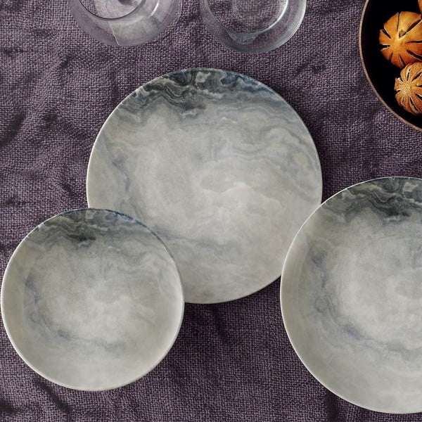 24-częściowy zestaw naczyń Güral Porselen Lagoon-image-1