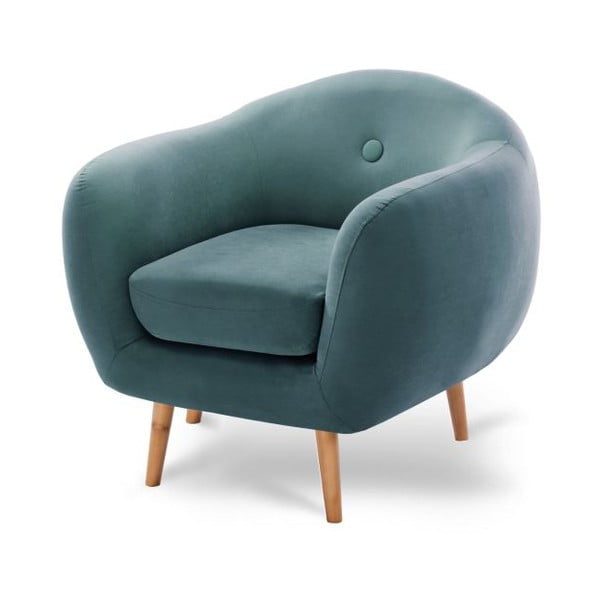 Turkusowy fotel Scandi by Stella Cadente Maison-image-2