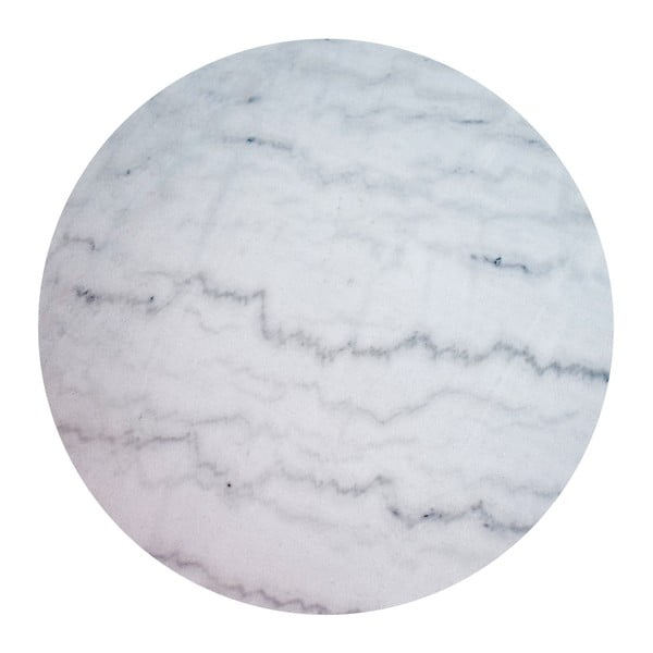 Biały stolik marmurowy z konstrukcją w kolorze złota RGE Accent, ⌀ 85 cm-image-3