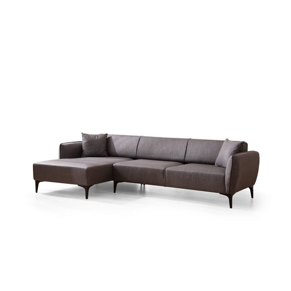 Ciemnoszara sofa narożna Belissimo, narożnik lewy – Balcab Home