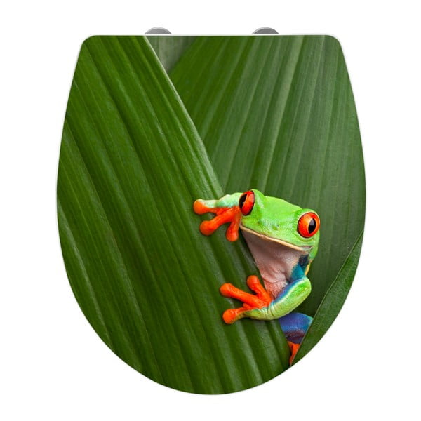 Deska sedesowa z łatwym domknięciem Wenko Frog, 45x38,8 cm