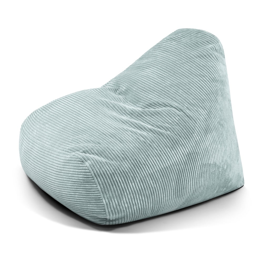 Miętowy sztruksowy worek do siedzenia Snug 100 – SLOWDOWN