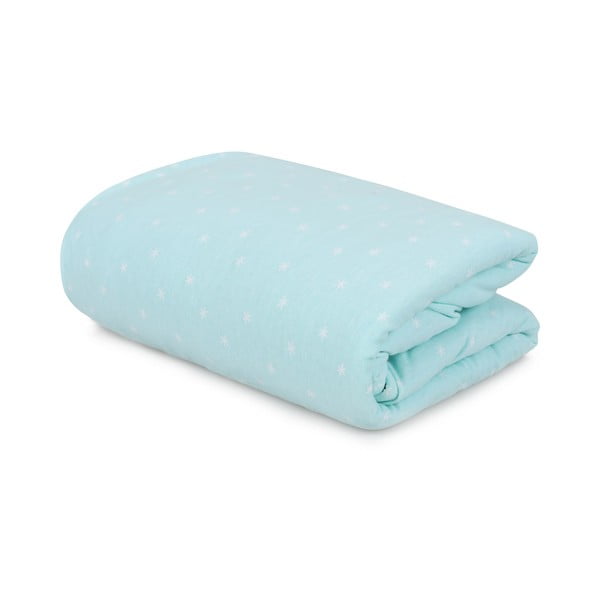 Turkusowy bawełniany koc dziecięcy 100x80 cm Sunny − Mijolnir-image-2
