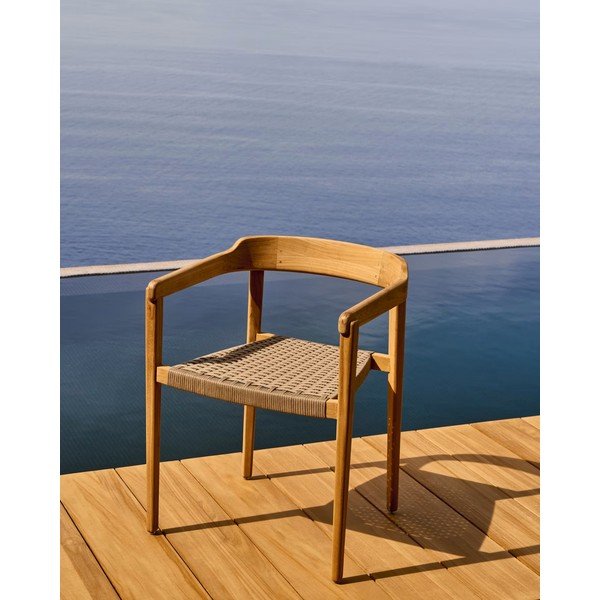 Drewniane krzesło ogrodowe Icaro – Kave Home-image-1