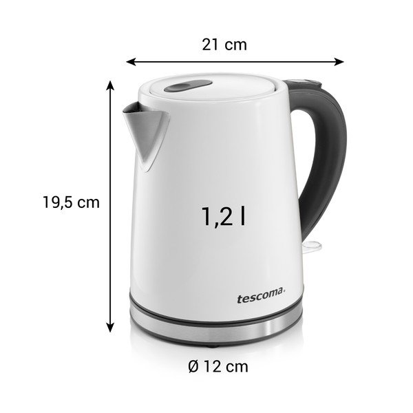 Biały czajnik elektryczny 1.2 l GrandChef – Tescoma-image-3