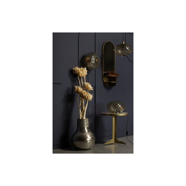 Beżowa lampa stołowa z szklanym kloszem (wys. 20 cm) Soap – BePureHome-image-2