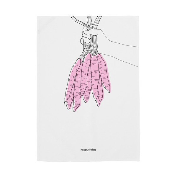 Bawełniane ścierki zestaw 2 szt. 50x70 cm Carrots – Happy Friday-image-2