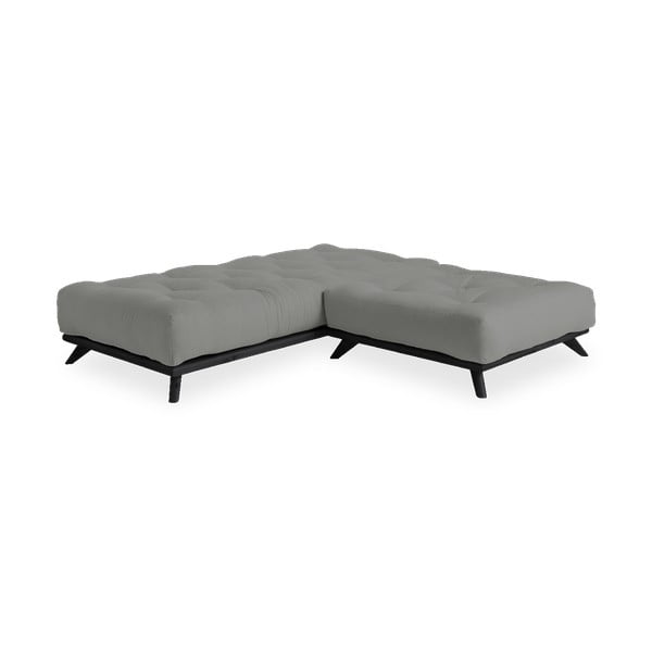 Sofa z szarym obiciem Karup Design Senza Black/Grey-image-4