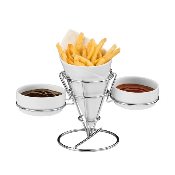Stojak na frytki i dipy Premier Housewares French Fry Cone-image-1