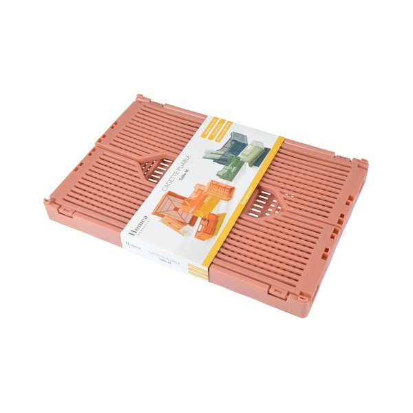 Łososiowy plastikowy pojemnik 30x20x11.5 cm – Homéa-image-1