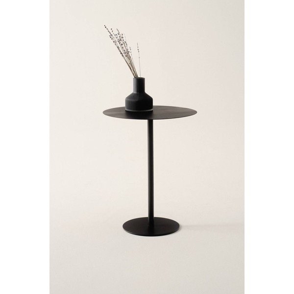 Metalowy okrągły stolik ø 40 cm Heby – Jotex-image-1