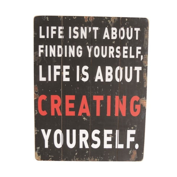 Tablica dekoracyjna Creating Yourself