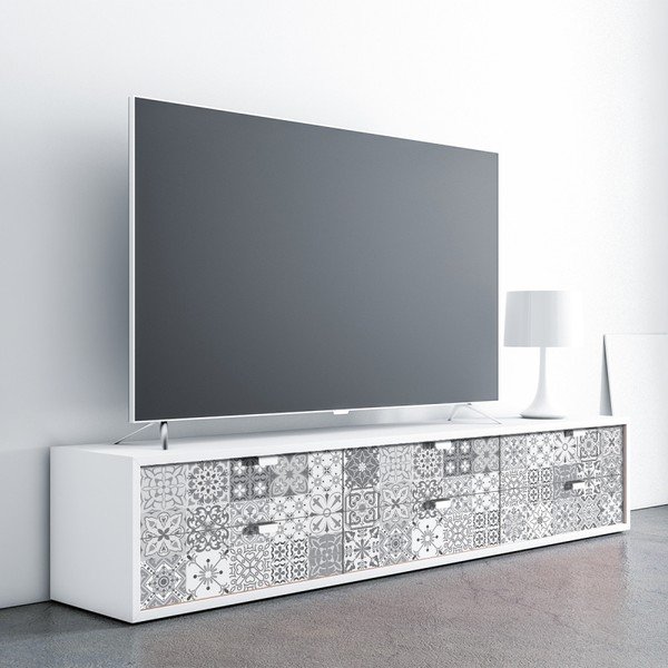 Zestaw 60 naklejek na meble Ambiance Tiles Stickers For Furniture Virginio, 15x15 cm-image-3