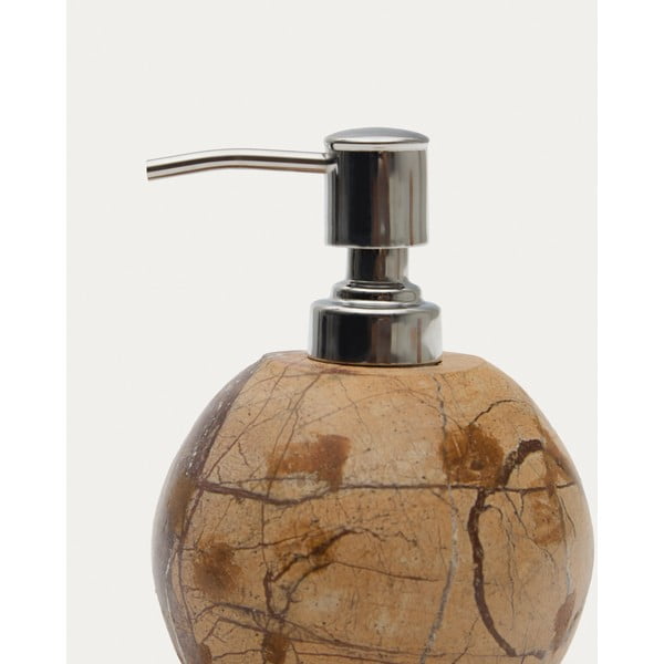 Marmurowy dozownik do mydła w naturalnym kolorze 200 ml Spalsh – Kave Home-image-4