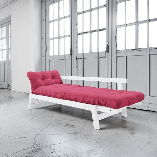 Sofa rozkładana Karup Step White/Magenta-image-2