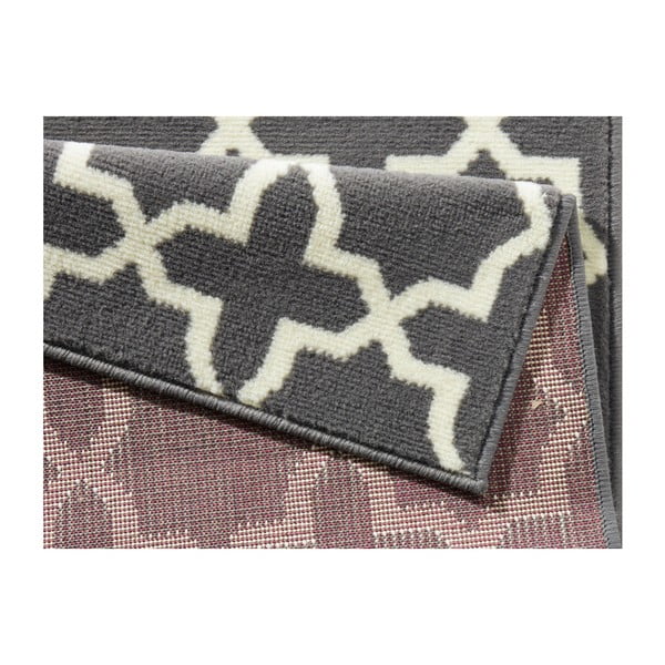 Szaro-biały chodnik Hanse Home Basic Glam, 80x200 cm-image-3