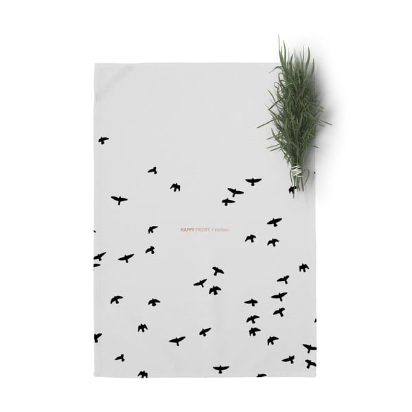 Zestaw 2 bawełnianych ścierek kuchennych Happy Friday Basic Delicate, 70x50 cm-image-2