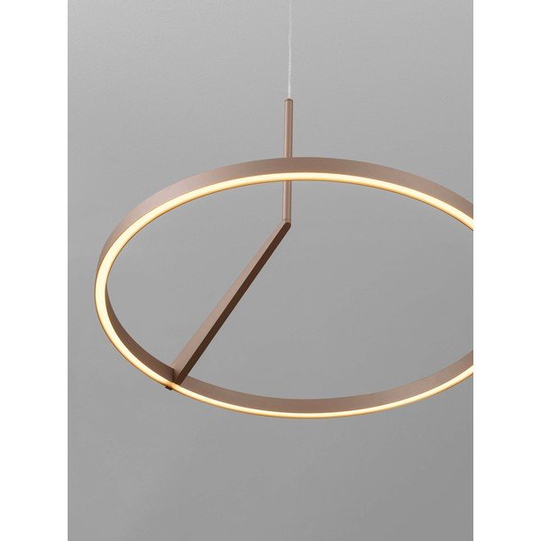 Aluminiowa lampa wisząca LED ze ściemniaczem w kolorze różowego złota ø 60 cm Tilia – Nova Luce-image-2