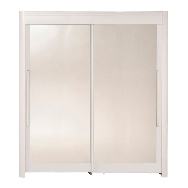 Biała szafa z przesuwnymi drzwiami Parisot Adorlée, szer. 180 cm