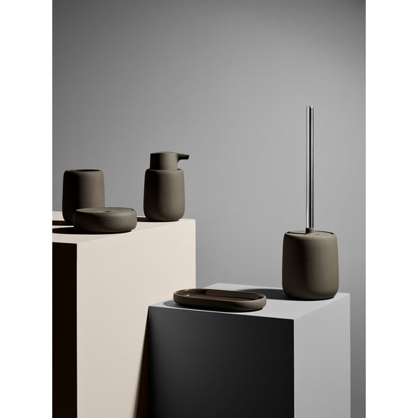 Brązowy ceramiczny organizer łazienkowy – Blomus-image-1