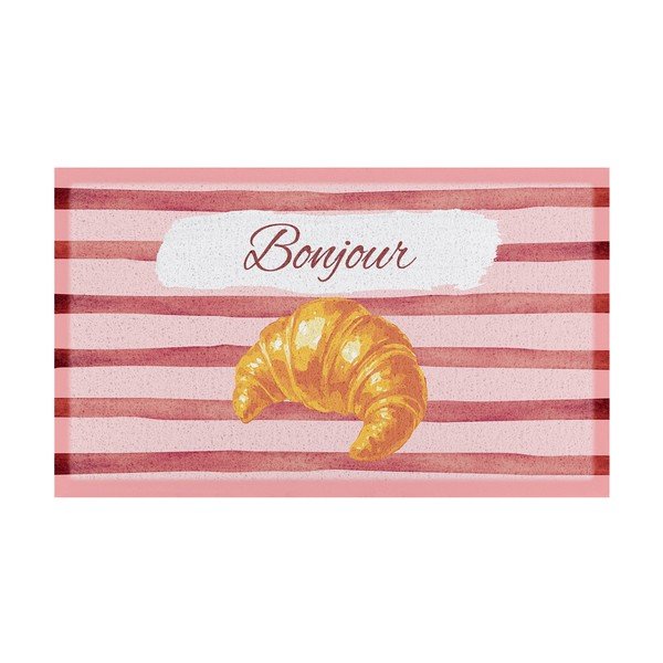 Wycieraczka z PVC 40x70 cm  Croissant Bonjour – Artsy Doormats