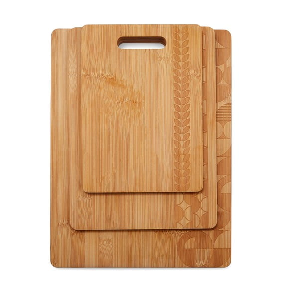 Bambusowe deski do krojenia zestaw 3 szt. 30x39.5 cm – Cooksmart ®