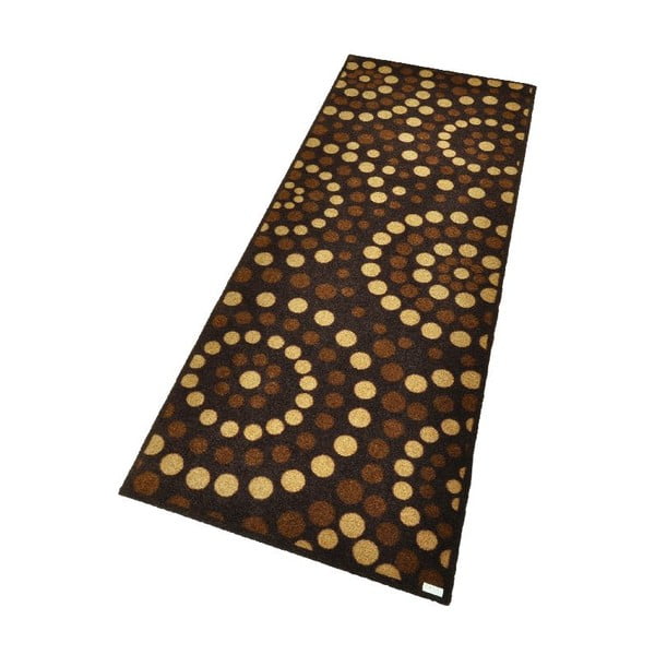 Chodnik Hans Home Dots Brown, 67x180 cm-image-1