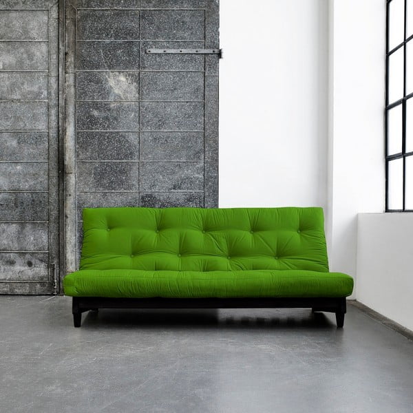 Sofa rozkładana Karup Fresh Wenge/Lime
