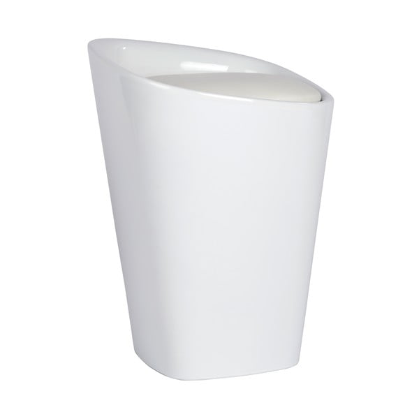 Biały kosz na pranie i taboret w jednym Wenko Candy, 20 l-image-3
