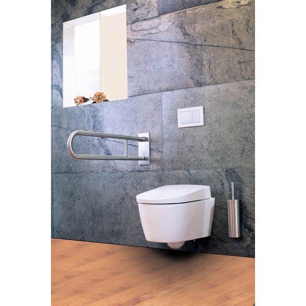 Uchwyt ścienny ze stali nierdzewnej do łazienki 83 cm Handicap – Sapho-image-4