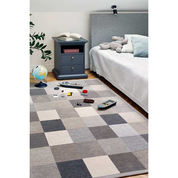 Brązowo-beżowy dywan dziecięcy 200x140 cm Laeva – Narma-image-3