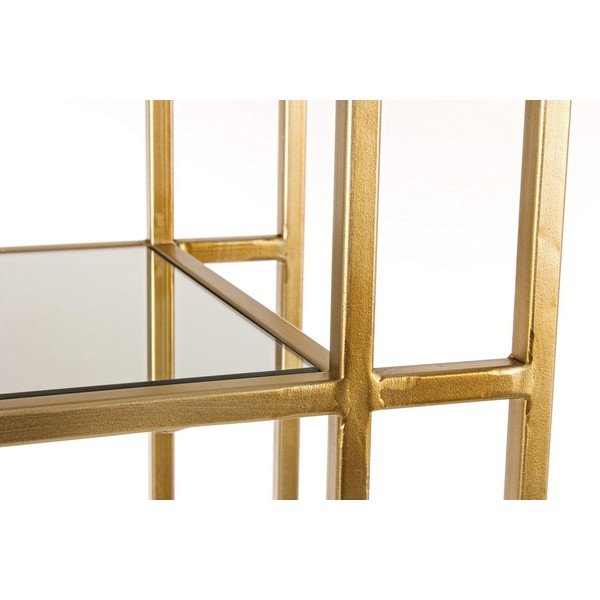 Stalowy regał w kolorze złota 68x172,5x28 cm Elenor – Bizzotto-image-4