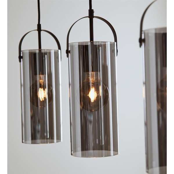 Czarna lampa wisząca Markslöjd Glory, 3 żarówki-image-1