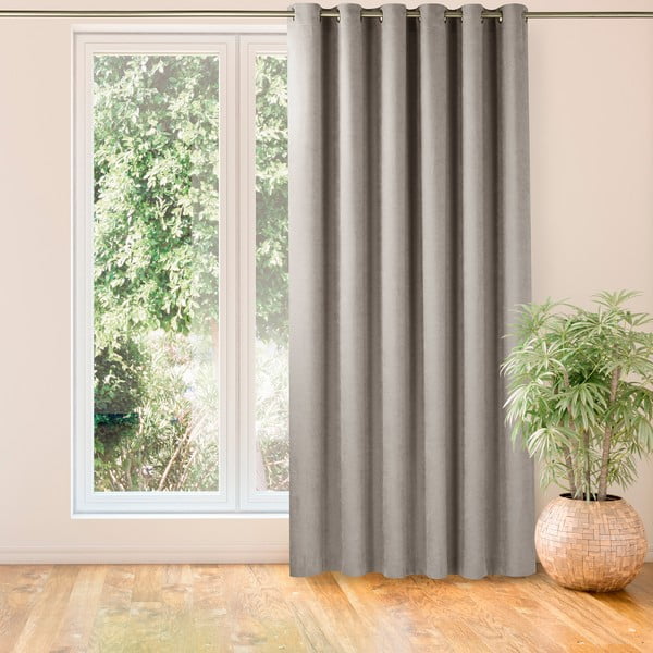 Jasnobrązowa zasłona 140x225 cm Milana – Homede-image-4